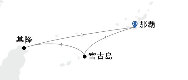 MITSUI OCEAN FUJI オーシャンビュースイート【那覇発着】飛んでクルーズ沖縄Cコース~宮古島・基隆~(5日間)2